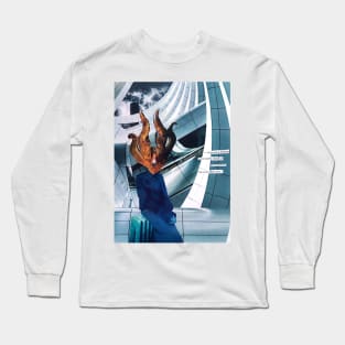Alien Woman Collage Long Sleeve T-Shirt